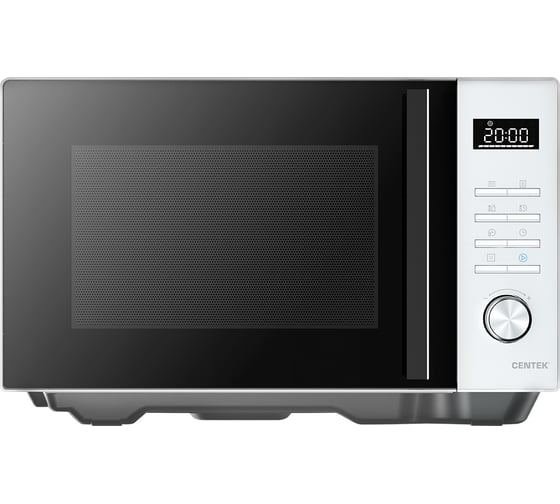 Изображение товара Микроволновая печь Centek CT-1563 белый, 800 Вт, 23 л, LED дисплей, 8 режимов, электронное управление, MultiCOOK+ CT-1563 White