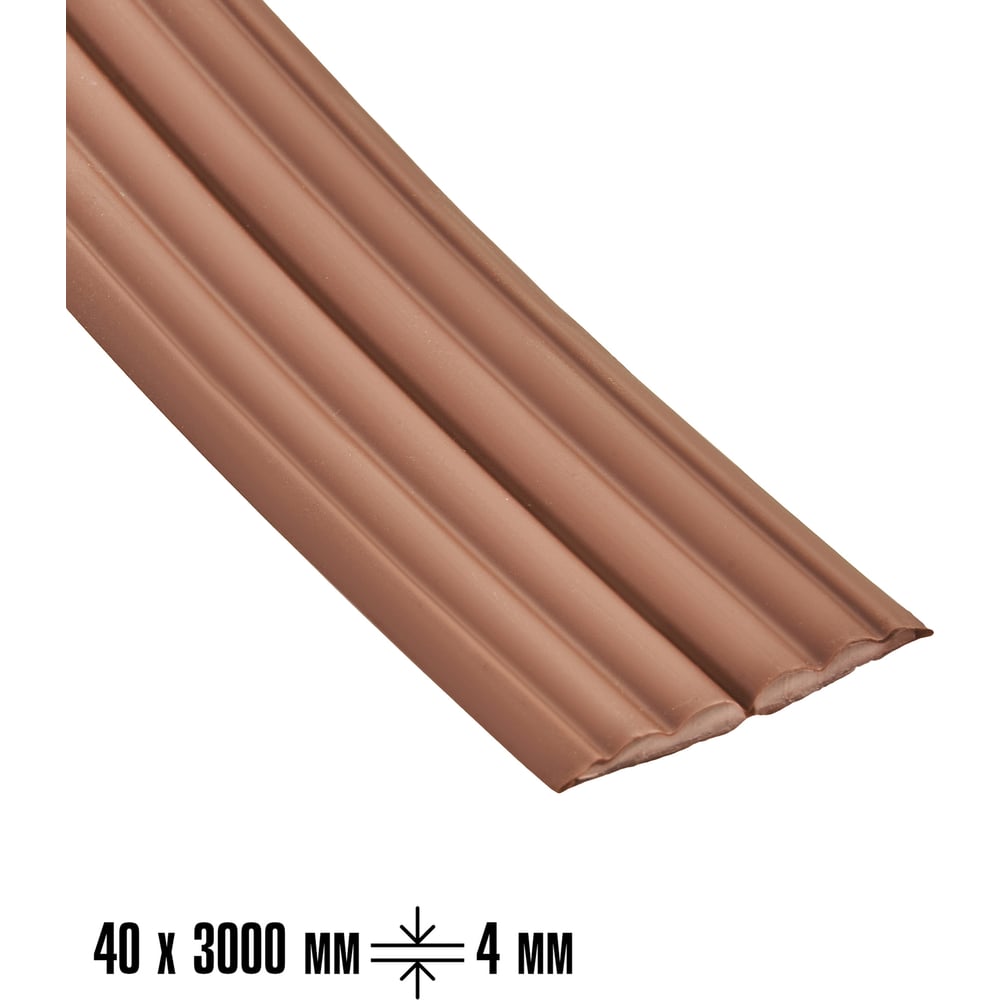 Изображение товара Плинтус-молдинг самоклеящийся LAKO 3000 мм коричневый пластиковый