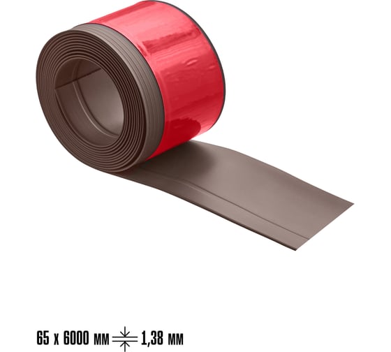 Изображение товара Плинтус-молдинг самоклеящийся LAKO 65-6000 мм, толщина 1,5 мм, коричневый, шт LKD-PL-YT311-BROWN