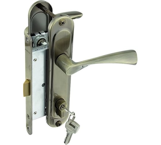 Изображение товара Замок врезной MARLOK 85/ 76-ЦМ60 межосевое 85 мм (Тип 3) AB (бронза) 003063