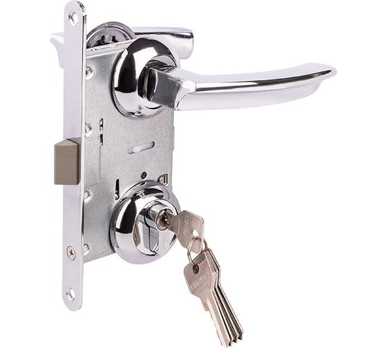 Изображение товара Замок врезной MARLOK 85/5411-ЦМ60 межосевое 85 мм (Тип 4) СP (хром) 029150