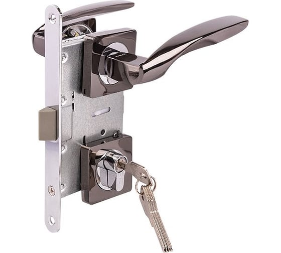 Изображение товара Замок врезной MARLOK 85/5215-ЦМ60 межосевое 85 мм (Тип 4) BN (черный никель) 029158