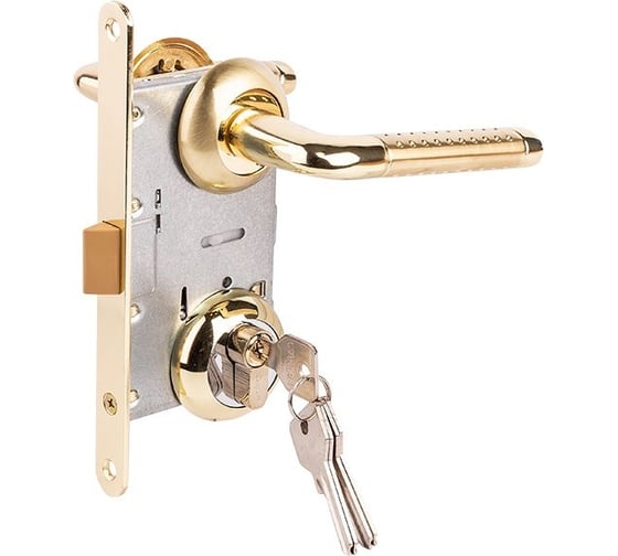 Изображение товара Замок врезной MARLOK 85/5403-ЦМ60 межосевое 85 мм (Тип 4) PВ (золото) 029138