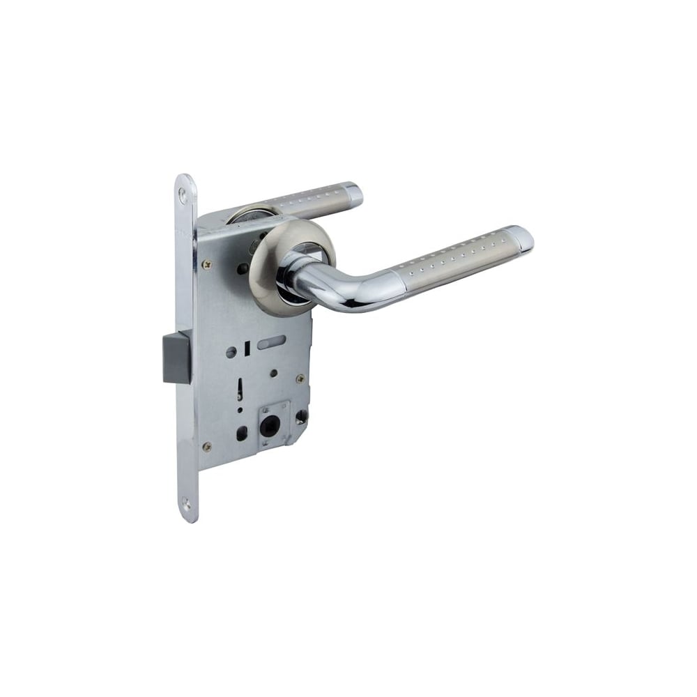 Изображение товара Защелка с ручками MARLOK 96/5403 межосевое 96 мм никель пластиковый язычок