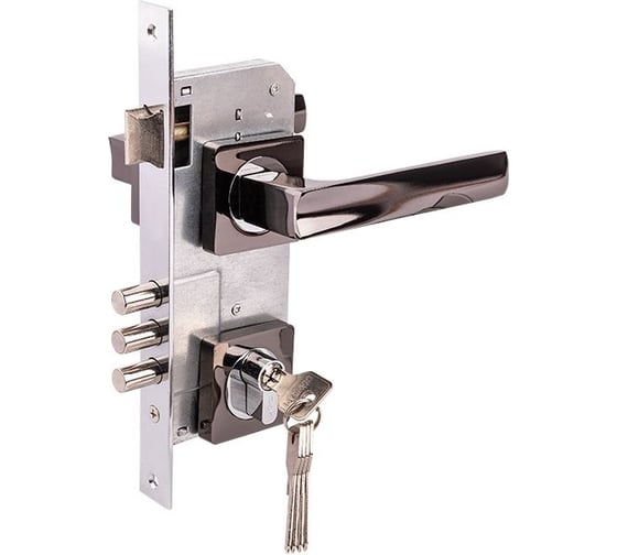 Изображение товара Замок врезной MARLOK 85/5217-ЦМ60 межосевое 85 мм (Тип 2) BN (черный никель) 029121