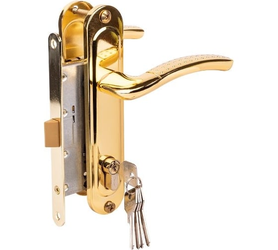 Изображение товара Замок врезной MARLOK 85/112-ЦМ60 межосевое 85 мм (Тип 3) РB (золото) 029086