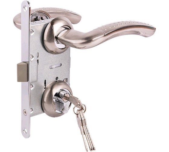 Изображение товара Замок врезной MARLOK 85/5402-ЦМ60 межосевое 85 мм (Тип 4) SN (никель) 029153