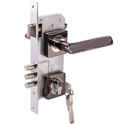 Изображение товара Замок врезной MARLOK 85/5212-ЦМ60 межосевое 85 мм (Тип 2) BN (черный никель) 029111