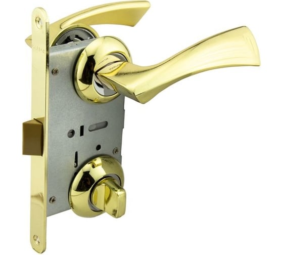 Изображение товара Защелка с ручками MARLOK 96/5423 WC межосевое 96 мм (Тип 6) РВ (золото) 004920