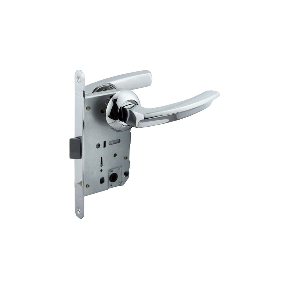 Изображение товара Защелка с ручками MARLOK 96/5411 межосевое 96 мм хром межкомнатная