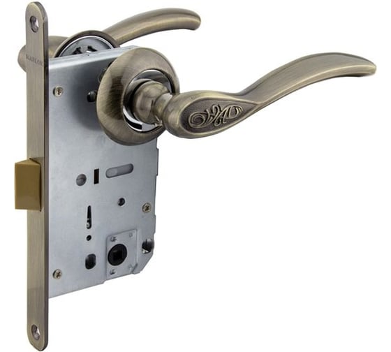 Изображение товара Защелка с ручками MARLOK 96/5413 межосевое 96 мм (Тип 5) АВ (бронза) 008366