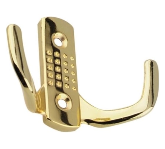 Изображение товара Крючок MARLOK 04.41.01 212-В 2-х рожковый усиленный РВ (золото) 002427