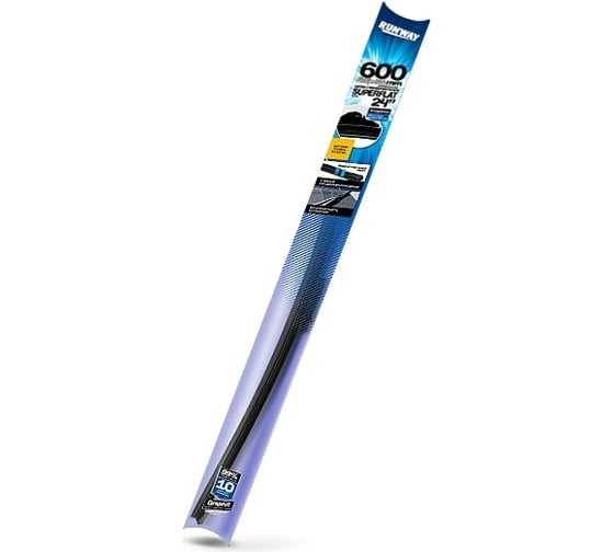 Изображение товара Бескаркасная универсальная щетка стеклоочистителя RUNWAY SUPERFLAT 600 мм RW-24U