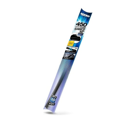 Изображение товара Бескаркасная универсальная щетка стеклоочистителя RUNWAY SUPERFLAT 450 мм RW-18U