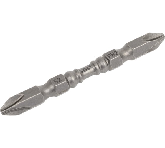 Изображение товара Бита двухсторонняя PH2/PН2 65 мм, S2 SGS 6365-PH2PH2-M