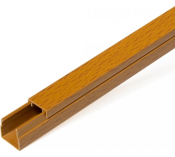 Изображение товара Кабель-канал Промрукав бук 2-й замок в п/э 12х12 2-х метровый PR03.0193