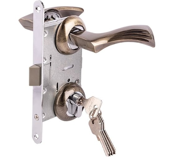 Изображение товара Замок врезной MARLOK 85/5423-ЦМ60 межосевое 85 мм (Тип 4) АВ (бронза) 029134