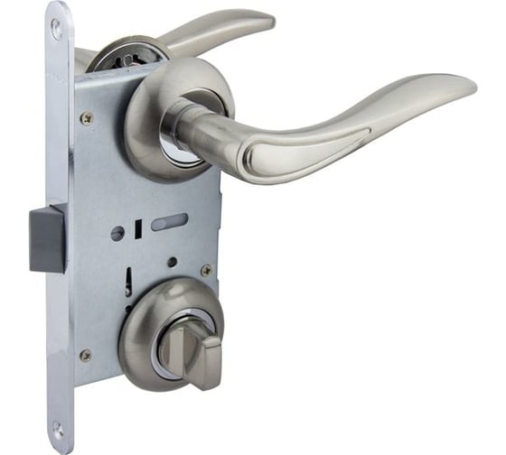 Изображение товара Защелка с ручками MARLOK 96/5405 WC межосевое 96 мм (Тип 6) SN (никель) 004875