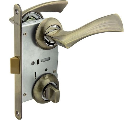 Изображение товара Защелка с ручками MARLOK 96/5423 WC межосевое 96 мм (Тип 6) АВ (бронза) 006069