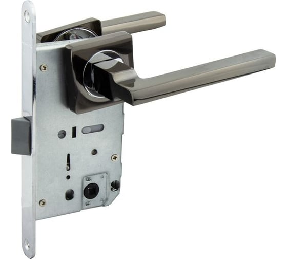 Изображение товара Защелка с ручками MARLOK 96/5220 межосевое 96 мм (Тип 5) BN (черный никель) 001291