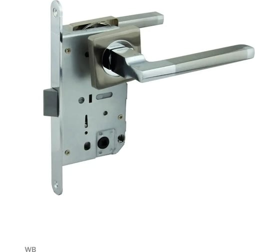 Изображение товара Защелка с ручками MARLOK 96/5220 межосевое 96 мм (Тип 5) SN (никель) 010409