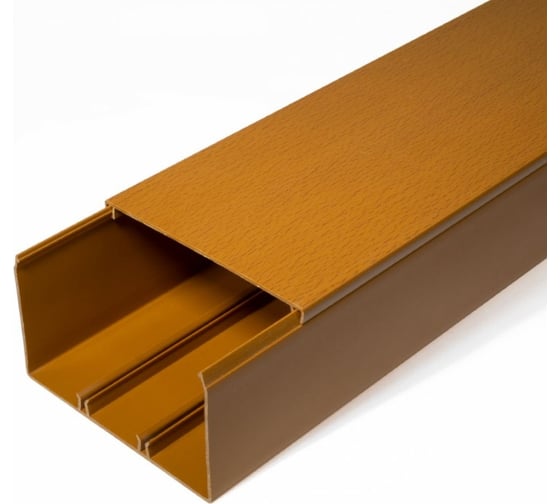 Изображение товара Кабель-канал Промрукав бук 2-й замок в п/э 100х60 2м PR03.0207