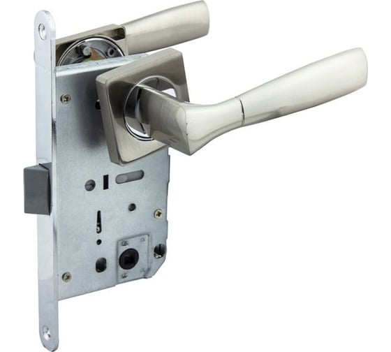 Изображение товара Защелка с ручками MARLOK 96/5218 межосевое 96 мм (Тип 5) SN (никель) 009077