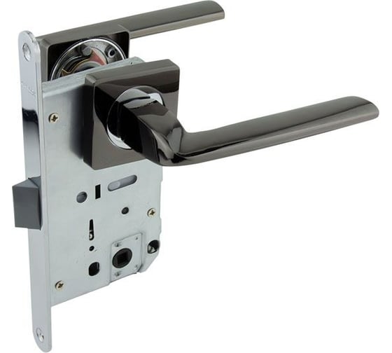 Изображение товара Защелка с ручками MARLOK 96/5295 межосевое 96 мм (Тип 5) BN (черный никель) 035259