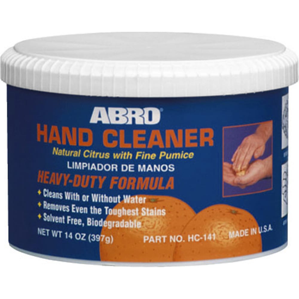 Очиститель рук ABRO очиститель карбюратора 20% abro 340 г cc 220