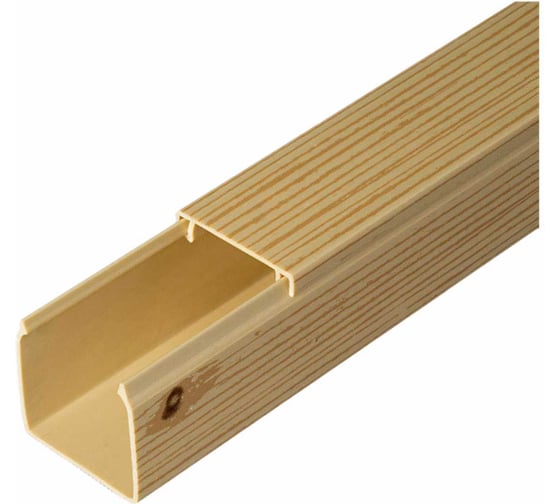 Изображение товара Кабель-канал Промрукав сосна 2-й замок в п/э 16х16 2м PR03.0180