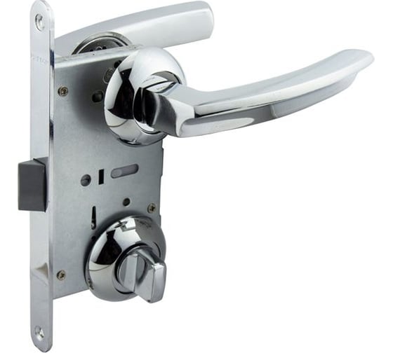 Изображение товара Защелка с ручками MARLOK 96/5411 WC межосевое 96 мм (Тип 6) СР (хром) 004919