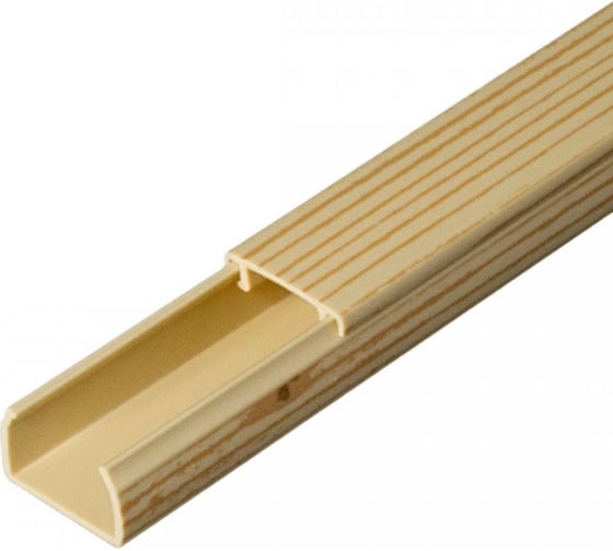 Изображение товара Кабель-канал Промрукав сосна 2-й замок в п/э 15х10 2м PR03.0179