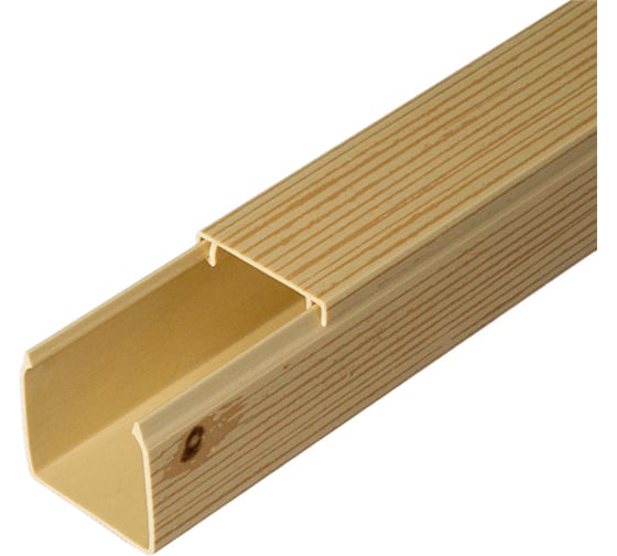 Изображение товара Кабель-канал Промрукав сосна 2-й замок в п/э 25х25 2м PR03.0183