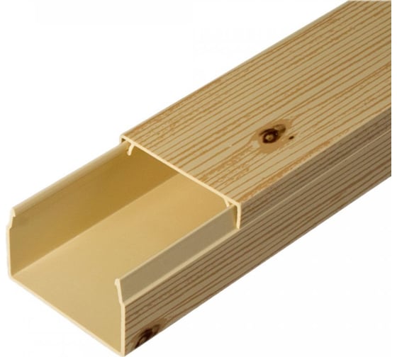 Изображение товара Кабель-канал Промрукав сосна 2-й замок в п/э 40х25 2м PR03.0185