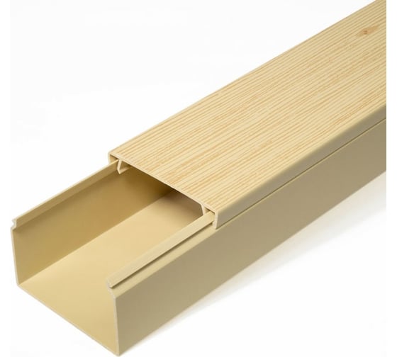 Изображение товара Кабель-канал Промрукав сосна 2-й замок в п/э 60х40 2м PR03.0187