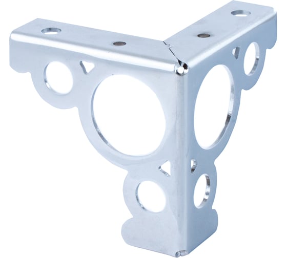 Изображение товара Мебельная опора Стройбат 80х80х80 ажур хром 1 шт 387080