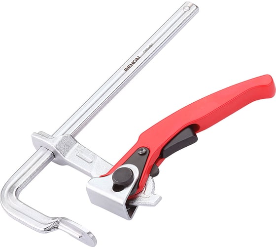 Изображение товара Струбцина цельнометаллическая REKON RF03-160-60 с храповиком 058102