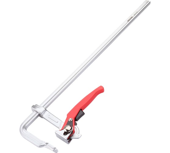 Изображение товара Цельнометаллическая струбцина REKON RF03-600-120 c храповиком 58119