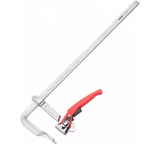 Изображение товара Цельнометаллическая струбцина REKON RF03-600-140 c храповиком 058125