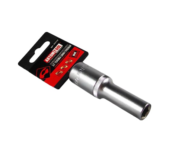 Изображение товара Головка 6-гранная глубокая РROFFI (10 мм; 1/2"; DIN3124; CrV) ABTOMTOOL 542110