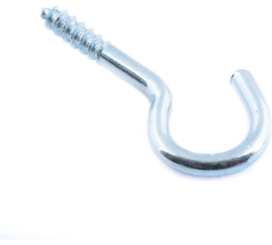 Изображение товара Крюк-полукольцо Стройбат 3,0x30 белый цинк 5 шт 226661