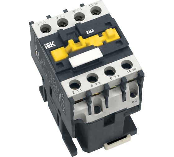 Изображение товара Контактор IEK КМИ-23211, 32А, 400В/АС3, 1НЗ KKM21-032-400-01