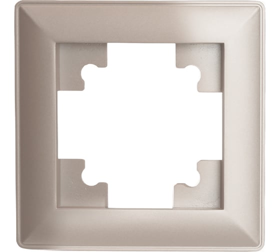 Изображение товара Рамка STEKKER PFR00-7001-02 1-местная, серия Катрин, шампань, 39802