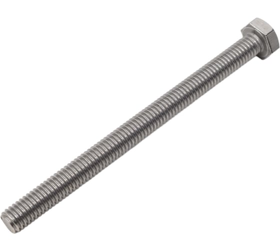 Изображение товара Болты КРЕП-КОМП с полной резьбой нержавеющие DIN933 А2 6х 80 100 шт бпн680