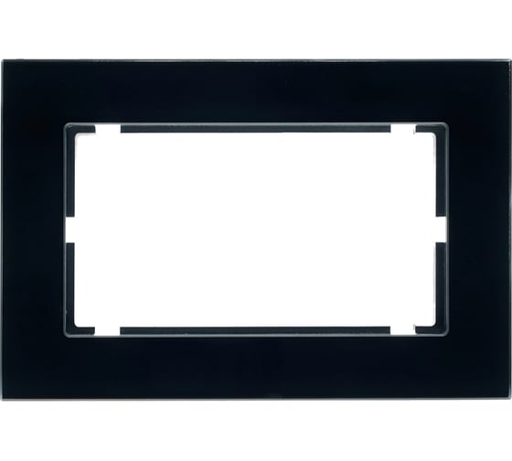 Изображение товара Рамка 2-местная STEKKER GFR00-7012-05М без перемычки, стекло, серия Катрин 49605