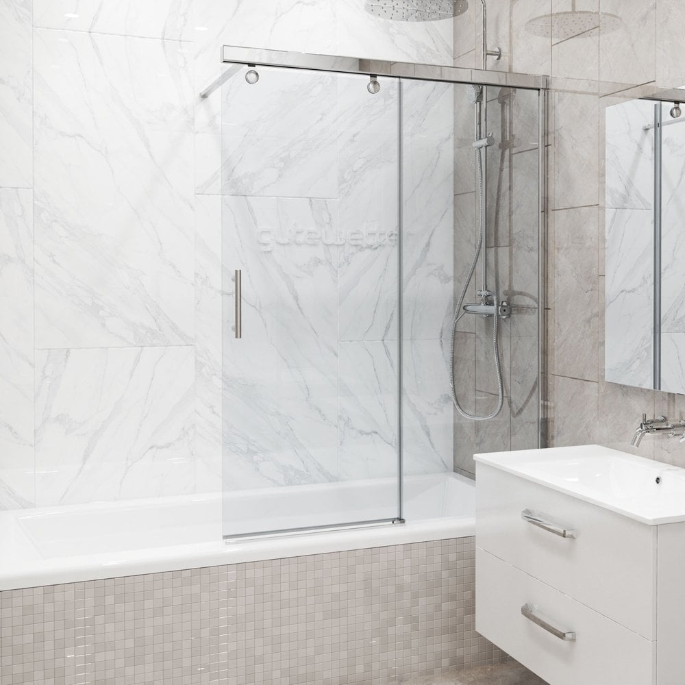 Изображение товара Шторка для ванны GuteWetter GWMPSLPL862 75x160 см раздвижная с регулируемой шириной