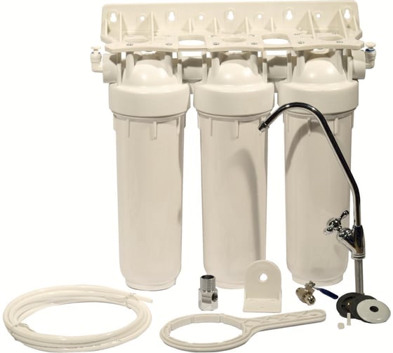 Изображение товара Трёхступенчатая система фильтрации АКВА ПРО Жесткая вода АКВА 431А