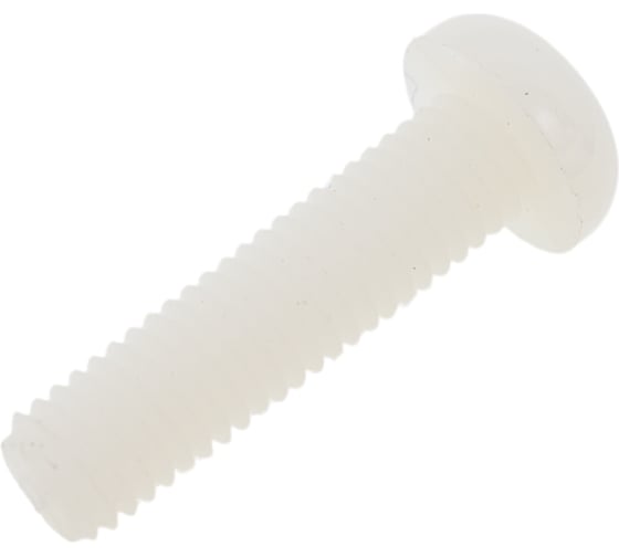 Изображение товара Винт DINFIX DIN 7985 с полукруглой головкой и крестообразный шлиц, полиамид (Пластик) M 5x20 (100 шт) 00-0004640