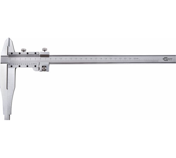 Изображение товара Штангенциркуль GRIFF ШЦ-II- 250-0,05 ГОСТ 166-89, губки 130мм D164106