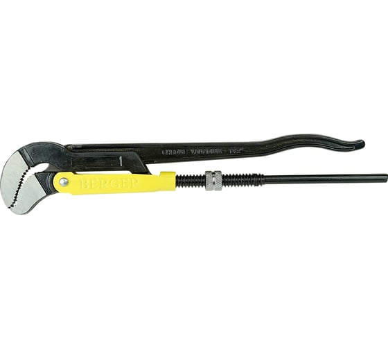 Изображение товара Ключ трубный рычажный Berger BG №2, тип S (изогнутые губки), 1,5 BG4007